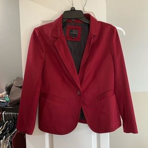 Burgundy blazer